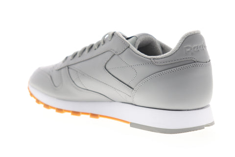 Reebok Classic Leather MU DV7172 Mens Gray Casual Lifestyle Sneakers Shoes