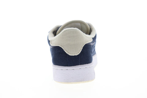 Reebok Club C 85 MU Corduroy DV7235 Mens Blue Canvas Lifestyle Sneakers Shoes