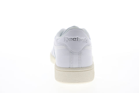 Reebok Club C 85 DV7243 Womens White Leather Low Top Lifestyle Sneakers Shoes