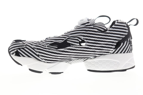 Reebok Instapump Fury OG MU DV7305 Mens Black Canvas Athletic Running Shoes