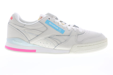 Reebok Phase 1 PRO DV7785 Womens Beige Tan Leather Lifestyle Sneakers Shoes