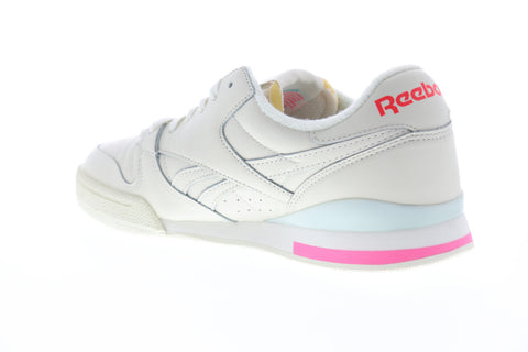 Reebok Phase 1 PRO DV7785 Womens Beige Tan Leather Lifestyle Sneakers Shoes