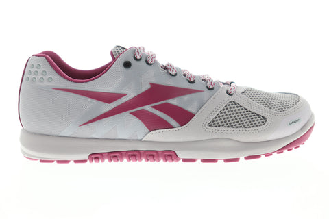 Reebok Crossfit Nano 2.0 Womens Gray Mesh Low Top Athletic Cross Training Shoes