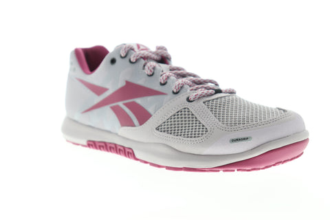 Reebok Crossfit Nano 2.0 Womens Gray Mesh Low Top Athletic Cross Training Shoes