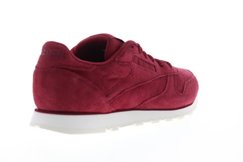 Reebok Classic Leather DV8508 Womens Burgundy Suede Lifestyle Sneakers Shoes