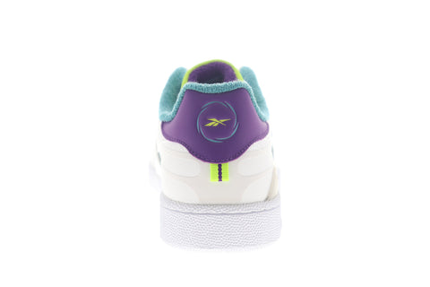 Reebok Club C RC 1.0 DV8659 Mens White Leather Low Top Lifestyle Sneakers Shoes