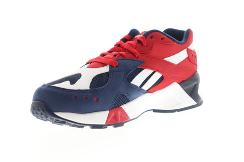 Reebok Aztrek DV8816 Mens Blue Mesh Lace Up Lifestyle Sneakers Shoes