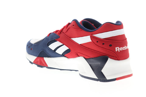 Reebok Aztrek DV8816 Mens Blue Mesh Lace Up Lifestyle Sneakers Shoes