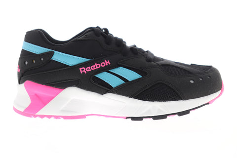 Reebok Aztrek DV8953 Mens Black Mesh Low Top Lace Up Lifestyle Sneakers Shoes