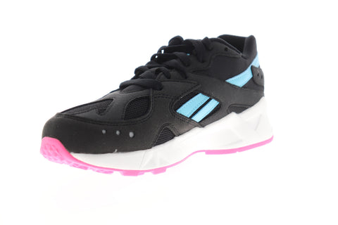 Reebok Aztrek DV8953 Mens Black Mesh Low Top Lace Up Lifestyle Sneakers Shoes