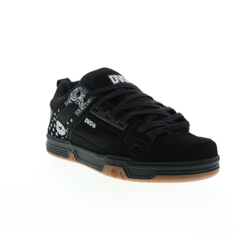 DVS Comanche DVF0000029968 Mens Black Nubuck Skate Inspired Sneakers Shoes