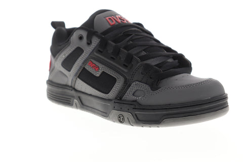 DVS Comanche Mens Black Leather Surf Lace Up Skate Sneakers Shoes