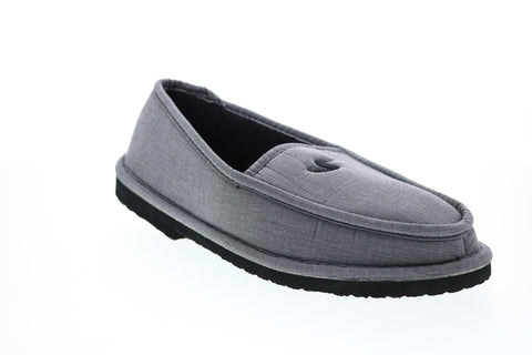 DVS Francisco DVF0000062963 Mens Gray Canvas Slip On Loafer Slippers Shoes