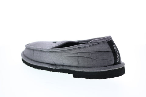 DVS Francisco DVF0000062963 Mens Gray Canvas Slip On Loafer Slippers Shoes