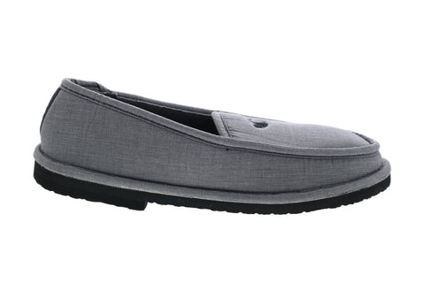 DVS Francisco DVF0000062963 Mens Gray Canvas Slip On Loafer Slippers Shoes