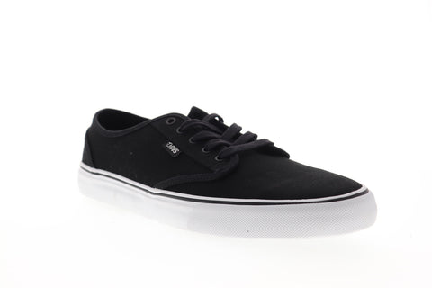 DVS Rico CT Mens Black Canvas Surf Low Top Lace Up Skate Sneakers Shoes