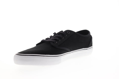 DVS Rico CT Mens Black Canvas Surf Low Top Lace Up Skate Sneakers Shoes