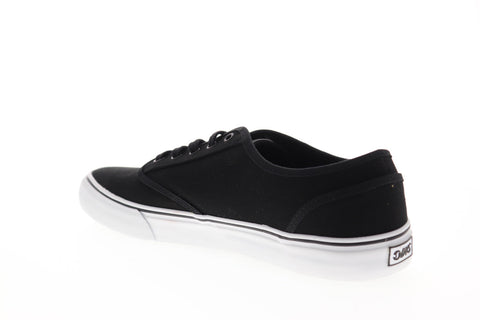 DVS Rico CT Mens Black Canvas Surf Low Top Lace Up Skate Sneakers Shoes