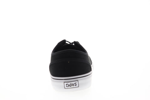 DVS Rico CT Mens Black Canvas Surf Low Top Lace Up Skate Sneakers Shoes