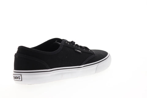 DVS Rico CT Mens Black Canvas Surf Low Top Lace Up Skate Sneakers Shoes