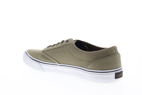 DVS Rico CT Mens Beige Tan Canvas Low Top Lace Up Skate Sneakers Shoes