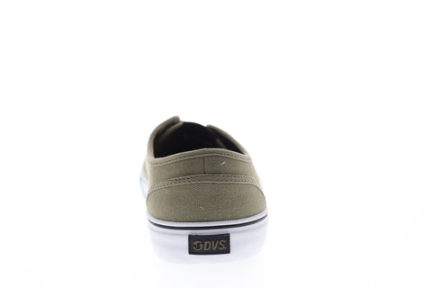 DVS Rico CT Mens Beige Tan Canvas Low Top Lace Up Skate Sneakers Shoes