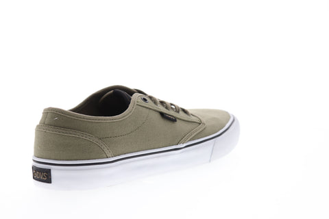 DVS Rico CT Mens Beige Tan Canvas Low Top Lace Up Skate Sneakers Shoes