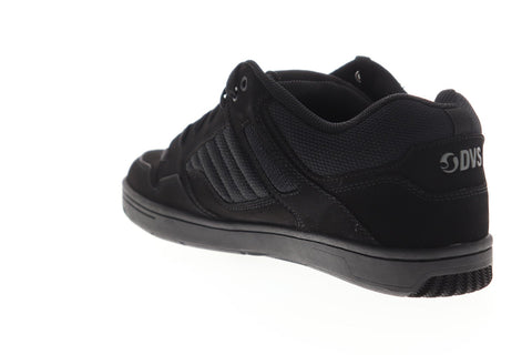 DVS Enduro 125 Mens Black Leather Lace Up Skate Sneakers Shoes
