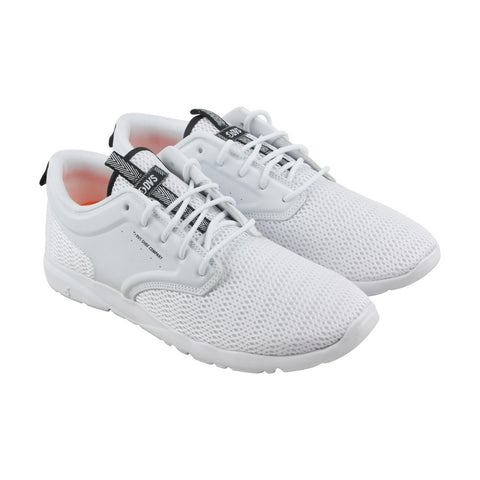 DVS Premier 2.0 DVF0000290110 Mens White Mesh Athletic Surf Skate Shoes