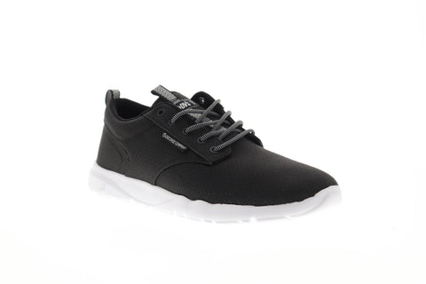 DVS Premier 2.0+ Mens Black Mesh Surf Low Top Lace Up Skate Sneakers Shoes