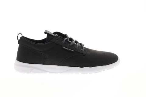 DVS Premier 2.0+ Mens Black Mesh Surf Low Top Lace Up Skate Sneakers Shoes