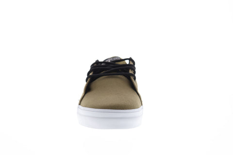 DVS Aversa+ Mens Green Canvas Surf Low Top Lace Up Skate Sneakers Shoes