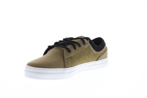 DVS Aversa+ Mens Green Canvas Surf Low Top Lace Up Skate Sneakers Shoes