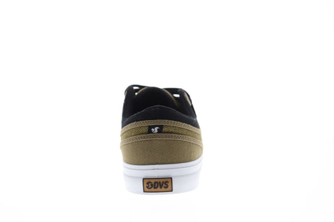 DVS Aversa+ Mens Green Canvas Surf Low Top Lace Up Skate Sneakers Shoes