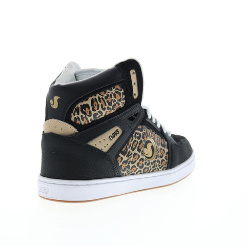 DVS Honcho DVF0000333005 Womens Black Leather Skate Inspired Sneakers Shoes