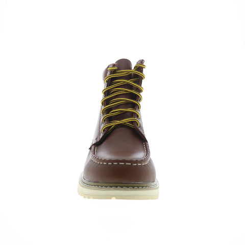 Dewalt Rockingham Soft Toe Slip Resistant Mens Brown Leather Work Boots