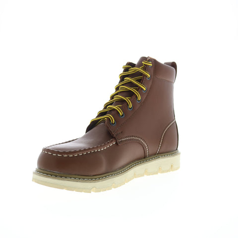 Dewalt Rockingham Soft Toe Slip Resistant Mens Brown Leather Work Boots