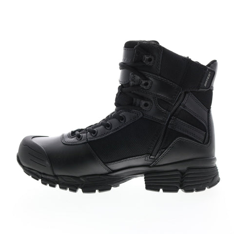 Bates Velocitor 8' Waterproof Zip E04034 Mens Black Leather Tactical Boots