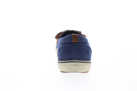 Grasshopper Highview Seasonals EF51784 Womens Blue Canvas Loafer Flats Shoes
