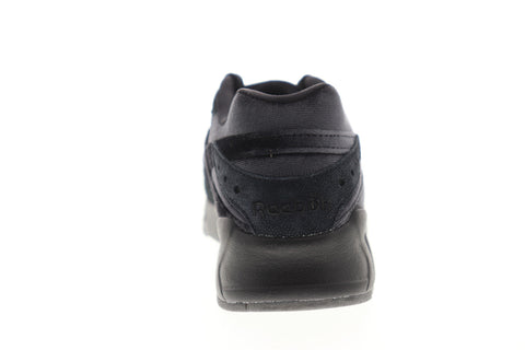 Reebok Aztrek TRB EF7350 Womens Black Suede Low Top Lifestyle Sneakers Shoes