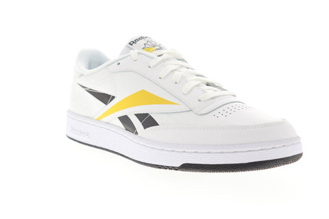Reebok Club C 85 MU EF8839 Mens White Leather Low Top Lifestyle Sneakers Shoes
