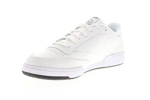 Reebok Club C 85 MU EF8839 Mens White Leather Low Top Lifestyle Sneakers Shoes