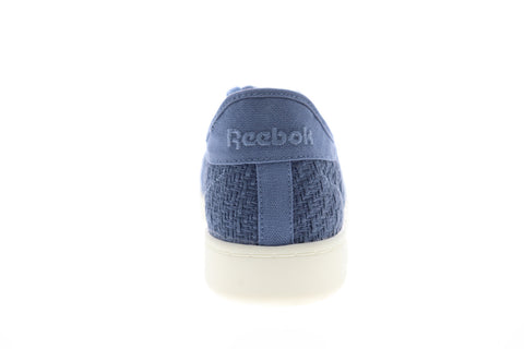 Reebok NPC UK Cotton And Corn EG1575 Mens Blue Canvas Lifestyle Sneakers Shoes