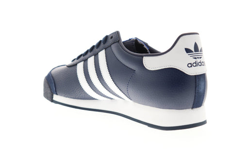 Adidas Samoa EG1577 Mens Blue Synthetic Lace Up Low Top Sneakers Shoes
