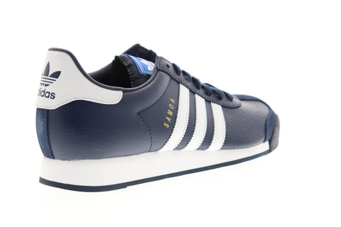 Adidas Samoa EG1577 Mens Blue Synthetic Lace Up Low Top Sneakers Shoes