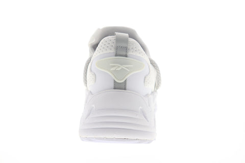 Reebok Trideca 200 Mens White Canvas Lace Up Athletic Running Shoes