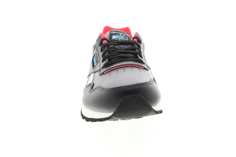 Reebok Classic Harman Run Leather CL Womens Black Lifestyle Sneakers Shoes