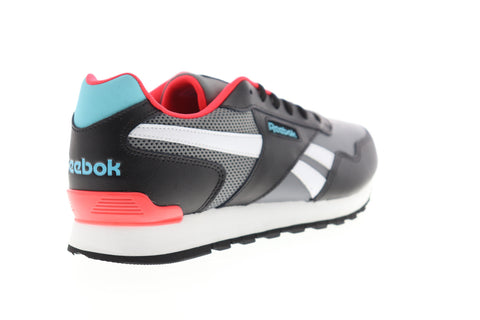 Reebok Classic Harman Run Leather CL Womens Black Lifestyle Sneakers Shoes