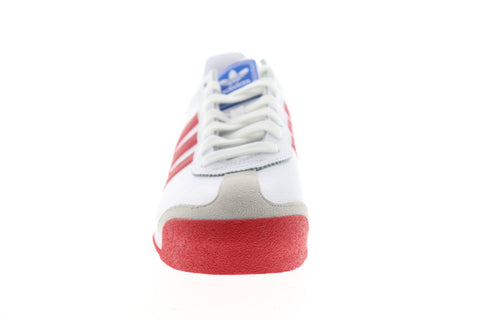 Adidas Samoa EG3001 Mens White Suede Originals Lace Up Sneak - Ruze Shoes