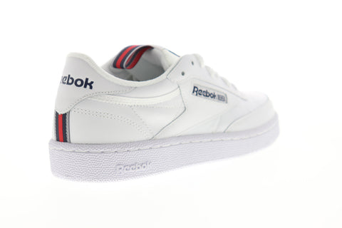Reebok Club C 85 MU EG5249 Mens White Leather Low Top Lifestyle Sneakers Shoes